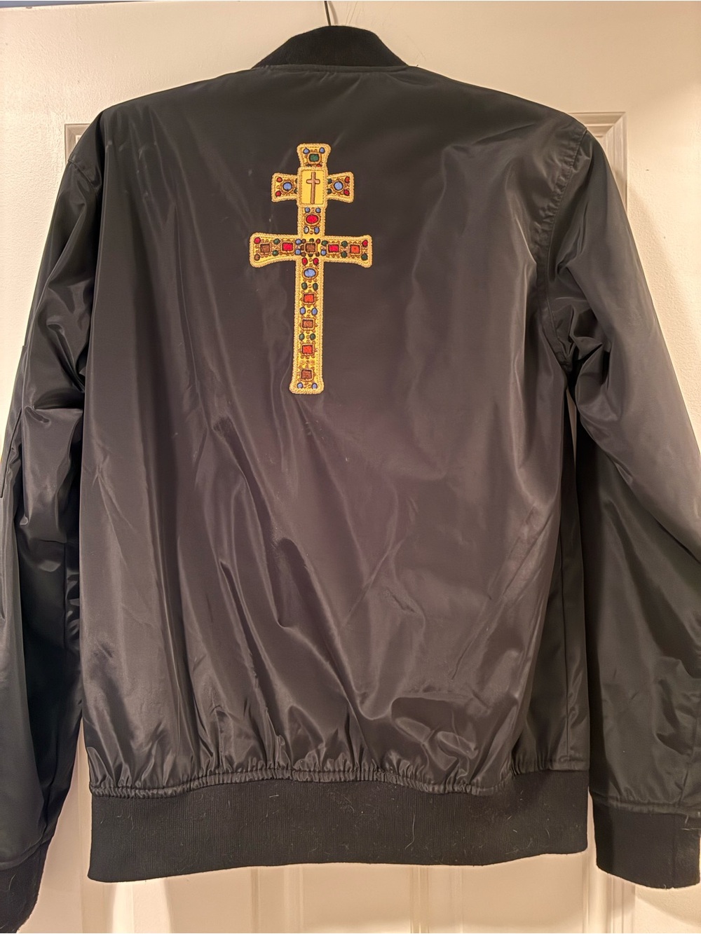 Exclusive - The Met Black Bomber Jacket from Heavenly Bodies exhibit